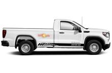 Racing rocker panel strepen vinyl stickers stickers voor GMC Sierra 1500
 3