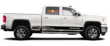 Racing rocker panel strepen vinyl stickers stickers voor GMC Sierra 2500HD
 3