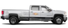 Racing rocker panel strepen vinyl stickers stickers voor GMC Sierra 3500HD
 2