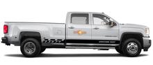 Racing rocker panel strepen vinyl stickers stickers voor GMC Sierra 3500HD
 3