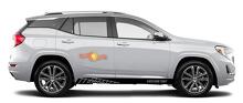Racing rocker panel strepen vinyl stickers stickers voor GMC Terrain
 4