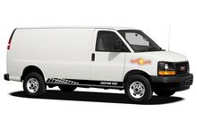 Racing rocker panel strepen vinyl stickers stickers voor GMC Savana Cargo
 3