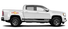 Racing rocker panel strepen vinyl stickers stickers voor GMC Canyon
 2