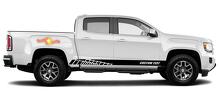 Racing rocker panel strepen vinyl stickers stickers voor GMC Canyon
 3