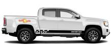 Racing rocker panel strepen vinyl stickers stickers voor GMC Canyon
 4