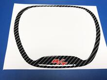 Stuurwielbekleding Carbon imitatie met rode R/T koepelvormige sticker Dodge
 2