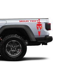 Achterzijde Gladiator Helm Vinyl Decals Stickers voor Jeep Gladiator 3
