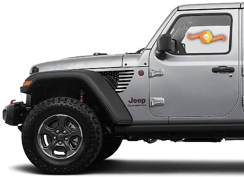 Gravity Flag USA Stijl Spatscherm Vent Vinyl Sticker voor Jeep Gladiator JT Wrangler JL JLU