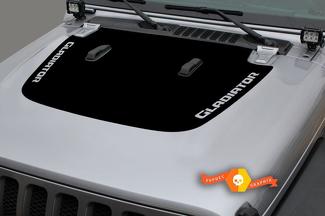 Jeep Gladiator Side JT Wrangler JL JLU Hood Vinyl decal sticker Grafische kit voor 2018-2021 voor beide zijden
