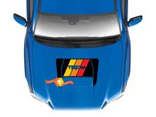 Toyota Tacoma TRD Hood met oude stijl Vintage strepen Vinyl Stickers Sticker geschikt voor Off Road PRO SPORT 4x4
 2