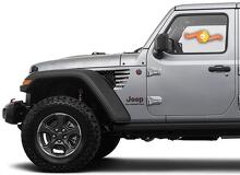 Versleten USA-vlagstijl spatbordvent vinyl decal sticker voor Jeep Gladiator Wrangler_2