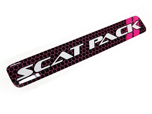 Paars Scat Pack Stijl Stuurwiel Bolvormige Decal voor Dodge Challenger Charger