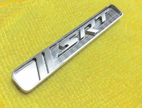 STR Logo Aluminium Universeel Embleem voor Dodge Charger 2015-2026