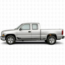 Honingraat Deur- & Instaplijst Vinyl Strepen voor Chevrolet Silverado 1500 GMT800 1999-2007_2