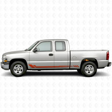 Honingraat Deur- & Instaplijst Vinyl Strepen voor Chevrolet Silverado 1500 GMT800 1999-2007_4