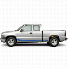Honingraat Deur- & Instaplijst Vinyl Strepen voor Chevrolet Silverado 1500 GMT800 1999-2007_5
