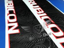 Paar topografische kaart Jeep WRANGLER JK UNLIMITED RUBICON RECON sticker sticker
 2