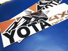 YOTA Off Road Old Style Vintage Style 4x4 PRO Sport Off Road Side Vinyl Stickers Sticker Toyota geschikt voor TRD
 2