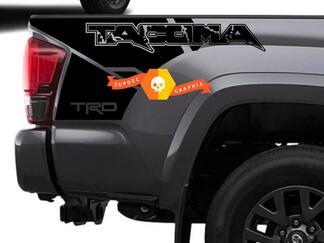 Paar TRD Tacoma in Raptor Lines stijl Bed Side Vinyl Decals Kit Stickers voor Tacoma 16-21
