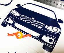 BMW 3 4 F30 F32 F33 F36 Bayerische Motoren Werke AG stickersticker
 3
