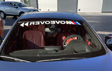 Move Over M-Style Voorruitbanner Vinylsticker voor BMW G/F/E Serie_3