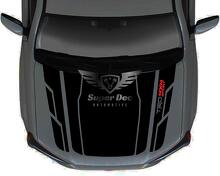 TRD Stijl Motorkap Vinyl Decal Kit voor Toyota 4Runner Gen5 Zonder Scoop_3