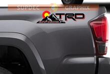 Paar TRD Off Road Mountains met Colorado State Flag Sunset Shadows Sun Sunset voor Toyota Tacoma Tundra FJ Cruiser
 2