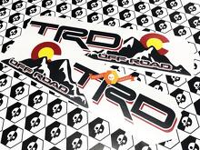 TRD Colorado Vlagstijl Bedside Vinyl Decal Sticker voor Toyota Tacoma_3
