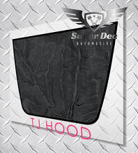 Blackout topografische kaart vinyl motorkap sticker voor Jeep Wrangler en Gladiator_2