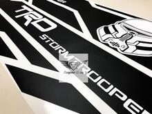 TRD 4x4 Purge Trooper helm Side Rocker Panel vinyl sticker
 2