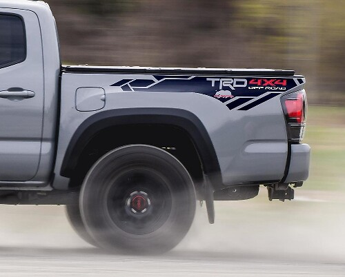 California TRD 4x4 Off Road Binnendeel Vinyl Decal Sticker voor Toyota Tundra 2013-2019