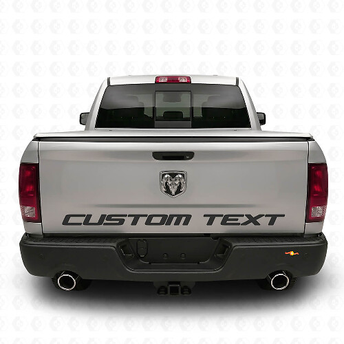 Aangepaste vinylsticker voor zijkant en achterklep voor Dodge Ram Power Wagon