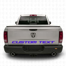 Aangepaste tekst zij- en achterklep vinyl sticker voor Dodge Ram Power Wagon_2
