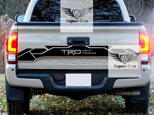 TRD Off Road Achterklep Vinyl Decal Sticker voor Toyota Tacoma 2016-2020