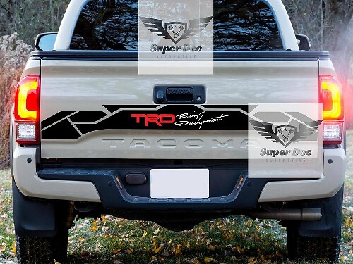 TRD-stijl achterklep vinyl decal sticker voor Toyota Tacoma 2016-2021