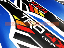 Vintage oude stijl strepen TRD 4x4 PRO Sport Off Road Bed Side Vinyl Stickers Decal geschikt voor Tacoma 13-24 of Tundra 13-24
 2