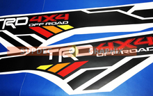 Vintage oude stijl strepen TRD 4x4 PRO Sport Off Road Bed Side Vinyl Stickers Decal geschikt voor Tacoma 13-24 of Tundra 13-24
 3