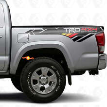 TRD 4x4 Vintage Stijl Zijwand Vinyl Decal Sticker voor Toyota Tacoma_4