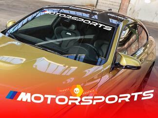M Motorsports-sticker Voorruitsticker
