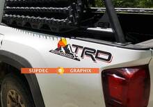 TRD Off Road Stijl Mountain Sunset Zijvinylsticker voor Toyota Tacoma Tundra_2