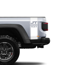 Jeep Gladiator 2 Side jt helderwit 6.4 hemi Sticker Decal Fabrieksstijl Body Vinyl Grafische Strepen Kit 2018 - 2021
 2
