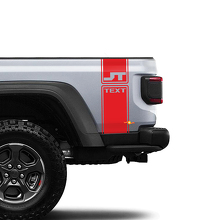 Jeep Gladiator 2 Side jt helderwit 6.4 hemi Sticker Decal Fabrieksstijl Body Vinyl Grafische Strepen Kit 2018 - 2021
 3