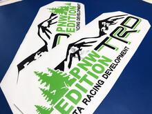 TRD Mountains PNW Edition voor Toyota Tundra Tacoma FJ Cruiser 4Runner Vinyl Decals Stickers
 2