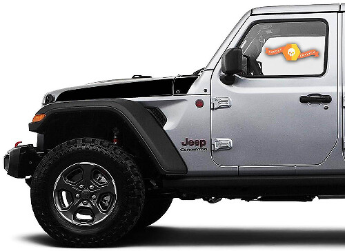 Spear Style Motorkap Vinyl Decal Kit voor Jeep Wrangler en Gladiator