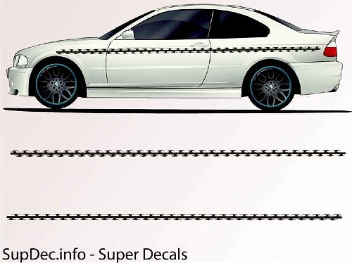 Vinyl Auto Body Graphics EXTERIEUR BUITEN Sticker sticker B794