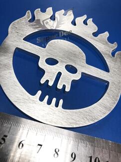 Mad Max Fury Road Metal Aluminium Badge Bedzijde-embleem Aluminium
