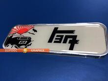 TEQ FJ Cruiser Metaal Aluminium Badge Bed Zijembleem Aluminium passend voor TRD
 2