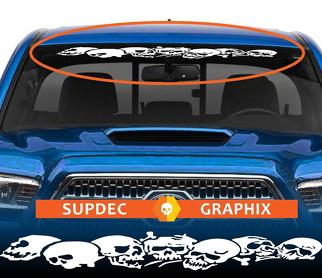 Skull Window Windscherm Banner Decal Sticker van SupDec Graphix
