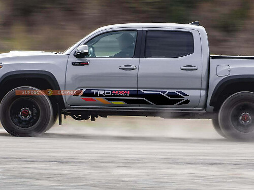 TRD-stijl 4x4 Offroad Deurzij Vinyl Decal Sticker voor Toyota Tundra