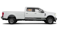 Racing rocker panel strepen vinyl stickers stickers voor Ford F-250 2020
 2